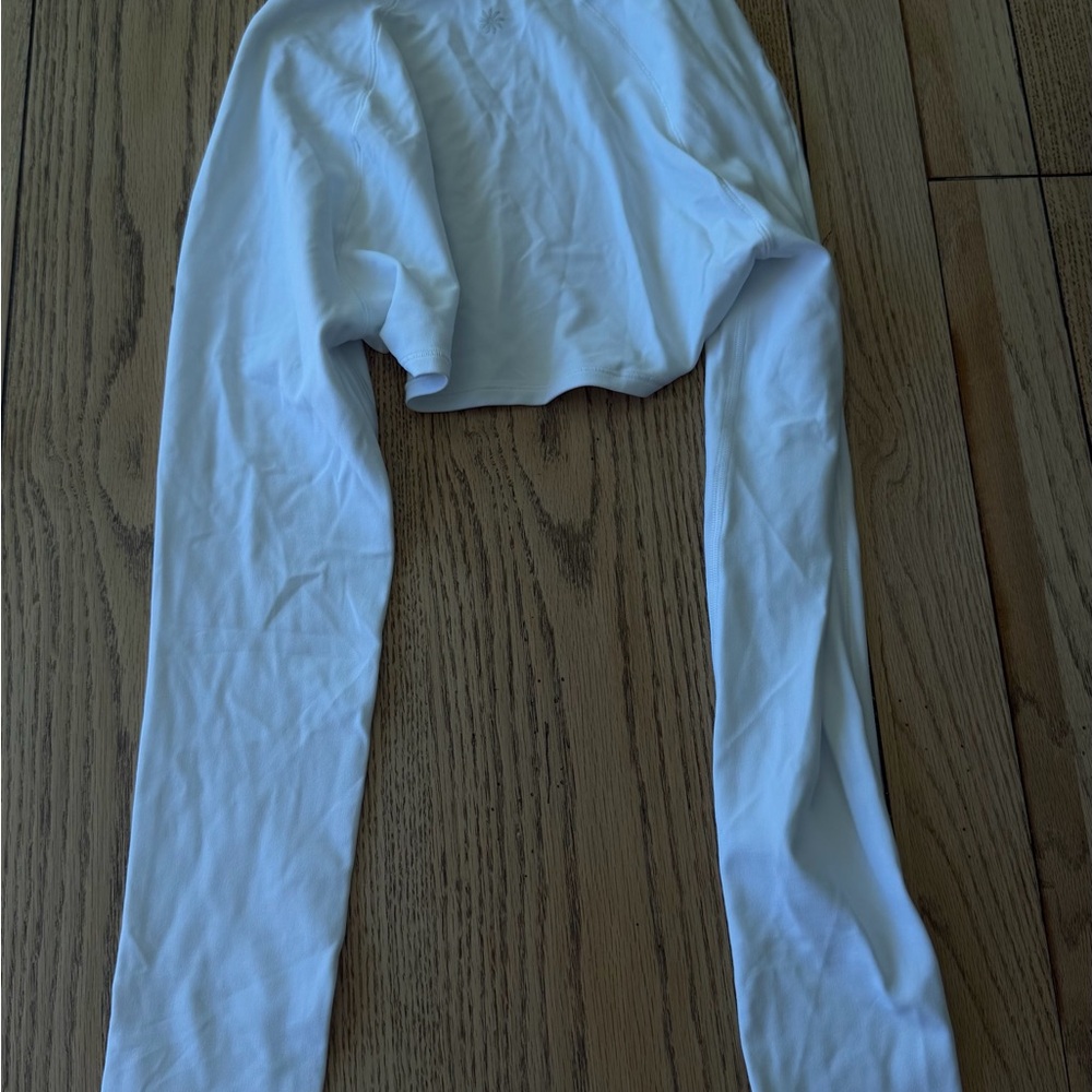 Athleta shawl/shrug white dress